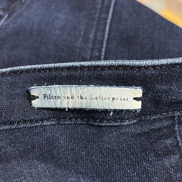 Sz 29 Sz 8 Anthropologie Pilcro and the letterpress Denim Leggings side zip - Picture 6 of 6